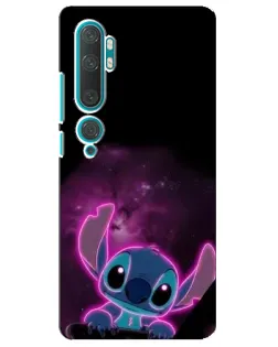 Чехол для Xiaomi Mi Note 10 с картинкой «Неоновый Stitch»