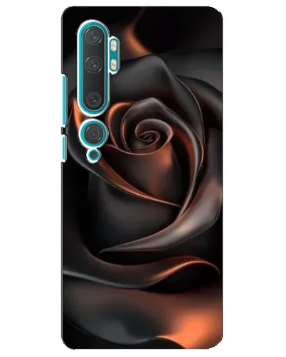 Чехол для Xiaomi Mi Note 10 с картинкой «Шелковая черная роза» Чехол для Xiaomi Mi Note 10 с картинкой «Шелковая черная роза»