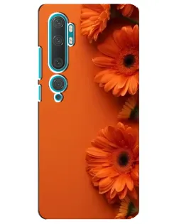 Чехол для Xiaomi Mi Note 10 с картинкой «Оранжевые герберы» Чехол для Xiaomi Mi Note 10 с картинкой «Оранжевые герберы»