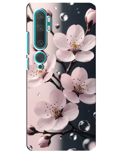Чехол для Xiaomi Mi Note 10 с картинкой «Нежная сакура и капли» Чехол для Xiaomi Mi Note 10 с картинкой «Нежная сакура и капли»