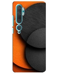 Чехол для Xiaomi Mi Note 10 с картинкой «Геометрия оранжевых кругов» Чехол для Xiaomi Mi Note 10 с картинкой «Геометрия оранжевых кругов»