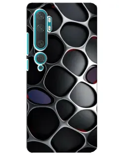 Чехол для Xiaomi Mi Note 10 с картинкой «Объемная темная решетка» Чехол для Xiaomi Mi Note 10 с картинкой «Объемная темная решетка»