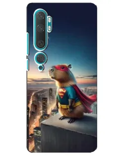 Чехол для Xiaomi Mi Note 10 с картинкой «Капи-мен супергерой» Чехол для Xiaomi Mi Note 10 с картинкой «Капи-мен супергерой»