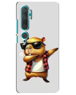 Чехол для Xiaomi Mi Note 10 с картинкой «Капибара рэпер даб» Чехол для Xiaomi Mi Note 10 с картинкой «Капибара рэпер даб»