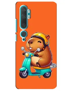 Чехол для Xiaomi Mi Note 10 с картинкой «Капибара на скутере» Чехол для Xiaomi Mi Note 10 с картинкой «Капибара на скутере»