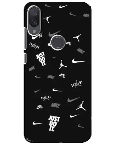 Чехол для Xiaomi Mi Play с картинкой «Nike Black Pattern» Чехол для Xiaomi Mi Play с картинкой «Nike Black Pattern»