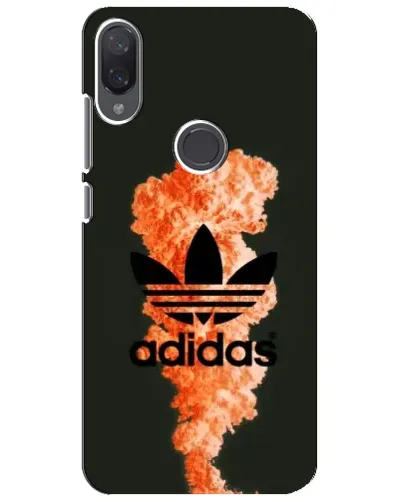 Чехол для Xiaomi Mi Play с картинкой «Оранжевый дым Adidas»