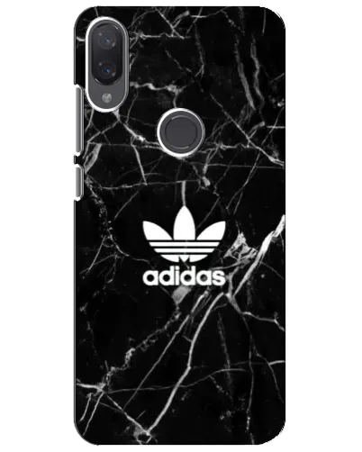 Чехол для Xiaomi Mi Play с картинкой «Белый мрамор Adidas»
