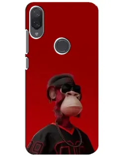 Чохол для Xiaomi Mi Play з картинкою «Bored Ape в червоному» Чохол для Xiaomi Mi Play з картинкою «Bored Ape в червоному»