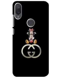 Чехол для Xiaomi Mi Play с картинкой «Минни Маус на лого» Чехол для Xiaomi Mi Play с картинкой «Минни Маус на лого»