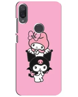 Чехол для Xiaomi Mi Play с картинкой «My Melody и Kuromi» Чехол для Xiaomi Mi Play с картинкой «My Melody и Kuromi»