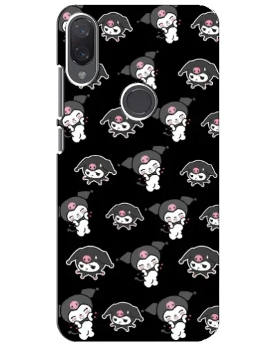 Чехол для Xiaomi Mi Play с картинкой «Черный паттерн Kuromi» Чехол для Xiaomi Mi Play с картинкой «Черный паттерн Kuromi»