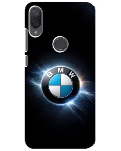 Чехол для Xiaomi Mi Play с картинкой «BMW — неоновое сияние»