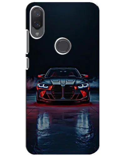 Чехол для Xiaomi Mi Play с картинкой «BMW на мокрой дороге»