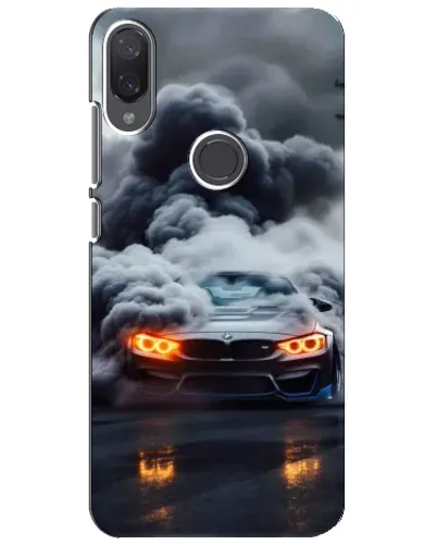 Чехол для Xiaomi Mi Play с картинкой «BMW в дыму»