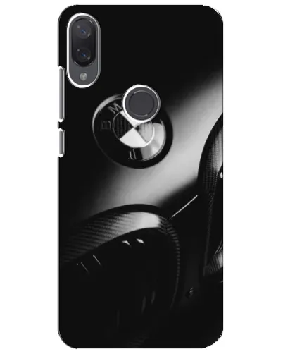 Чехол для Xiaomi Mi Play с картинкой «Эмблема BMW — макро»