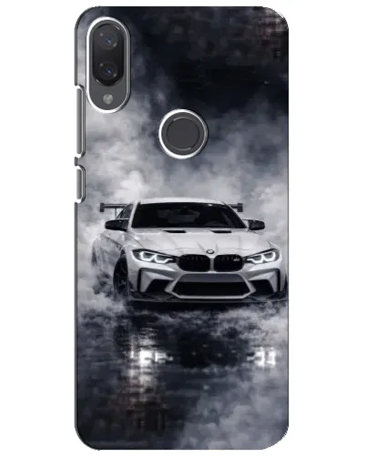 Чехол для Xiaomi Mi Play с картинкой «BMW сквозь туман»