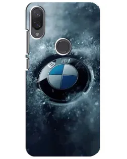Чехол для Xiaomi Mi Play с картинкой «Логотип BMW — лед»