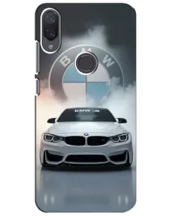 Чехол для Xiaomi Mi Play с картинкой «BMW в белом дыму»
