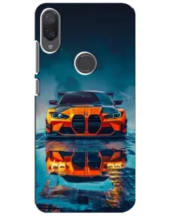 Чехол для Xiaomi Mi Play с картинкой «BMW — золотая эмблема»