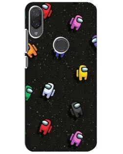 Чехол для Xiaomi Mi Play с картинкой «Космический паттерн Among Us» Чехол для Xiaomi Mi Play с картинкой «Космический паттерн Among Us»