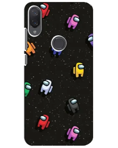 Чехол для Xiaomi Mi Play с картинкой «Космический паттерн Among Us» Чехол для Xiaomi Mi Play с картинкой «Космический паттерн Among Us»