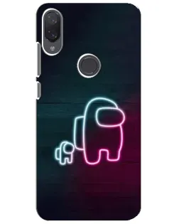 Чехол для Xiaomi Mi Play с картинкой «Among Us неон-арт» Чехол для Xiaomi Mi Play с картинкой «Among Us неон-арт»