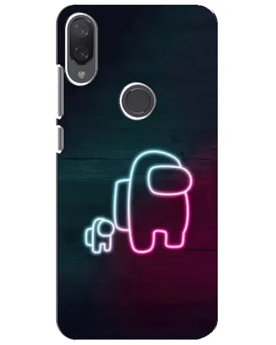 Чехол для Xiaomi Mi Play с картинкой «Among Us неон-арт» Чехол для Xiaomi Mi Play с картинкой «Among Us неон-арт»