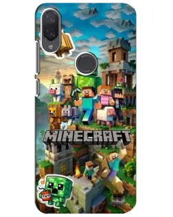 Чехол для Xiaomi Mi Play с картинкой «Замок Minecraft»