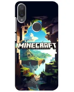 Чехол для Xiaomi Mi Play с картинкой «Пещера Майнкрафт»