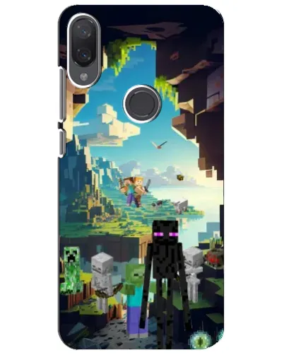 Чехол для Xiaomi Mi Play с картинкой «Эндермен в лесу»