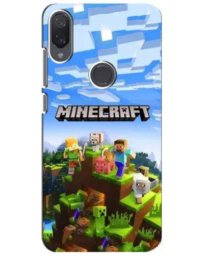 Чехол для Xiaomi Mi Play с картинкой «Minecraft классический мир»