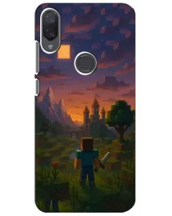 Чехол для Xiaomi Mi Play с картинкой «Стив у башни»