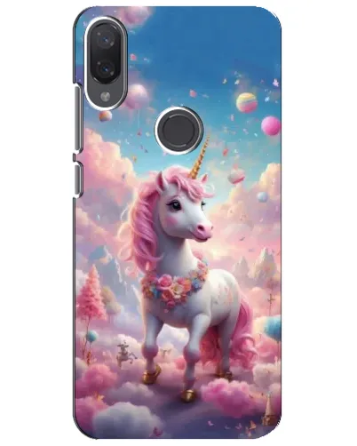 Чехол для Xiaomi Mi Play с картинкой «Единорог среди облаков»