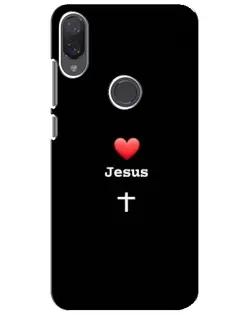 Чехол для Xiaomi Mi Play с картинкой «Сердце - Jesus» Чехол для Xiaomi Mi Play с картинкой «Сердце - Jesus»