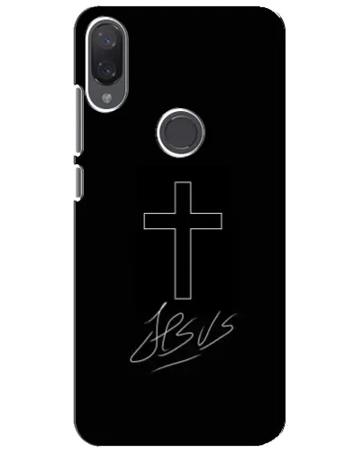 Чехол для Xiaomi Mi Play с картинкой «Графический крест Jesus» Чехол для Xiaomi Mi Play с картинкой «Графический крест Jesus»