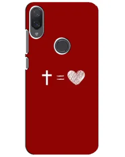 Чехол для Xiaomi Mi Play с картинкой «Уравнение любви» Чехол для Xiaomi Mi Play с картинкой «Уравнение любви»