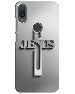 Чехол для Xiaomi Mi Play с картинкой «Металлический крест Jesus» Чехол для Xiaomi Mi Play с картинкой «Металлический крест Jesus»