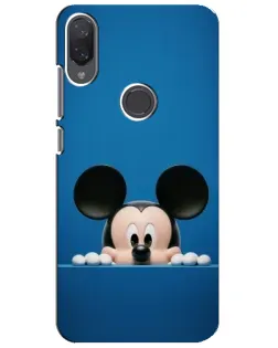Чехол для Xiaomi Mi Play с картинкой «Микки выглядывает» Чехол для Xiaomi Mi Play с картинкой «Микки выглядывает»