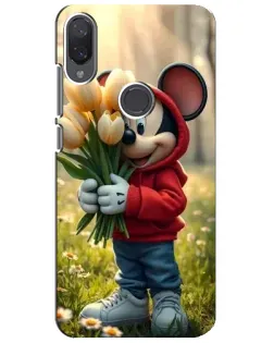 Чехол для Xiaomi Mi Play с картинкой «Микки с тюльпанами» Чехол для Xiaomi Mi Play с картинкой «Микки с тюльпанами»