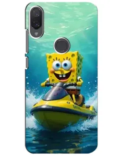 Чехол для Xiaomi Mi Play с картинкой «Спанч Боб на гидроцикле» Чехол для Xiaomi Mi Play с картинкой «Спанч Боб на гидроцикле»
