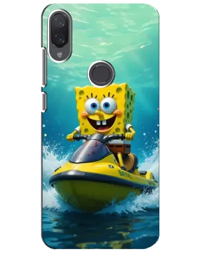 Чехол для Xiaomi Mi Play с картинкой «Спанч Боб на гидроцикле» Чехол для Xiaomi Mi Play с картинкой «Спанч Боб на гидроцикле»