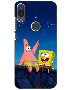 Чехол для Xiaomi Mi Play с картинкой «Губка Боб и Патрик ночью» Чехол для Xiaomi Mi Play с картинкой «Губка Боб и Патрик ночью»