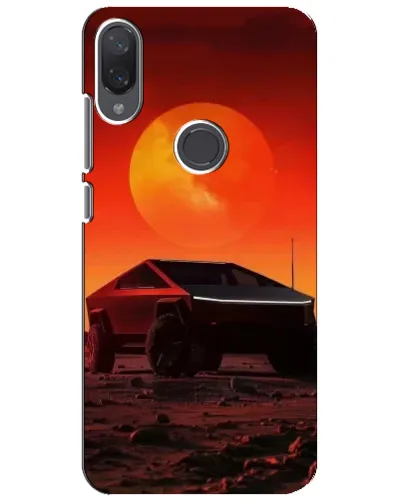 Чехол для Xiaomi Mi Play с картинкой «Cybertruck на Марсе»