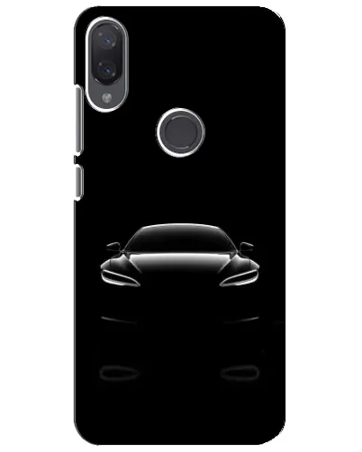 Чехол для Xiaomi Mi Play с картинкой «Силуэт Tesla Night»