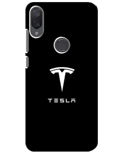 Чехол для Xiaomi Mi Play с картинкой «Tesla White Logo»