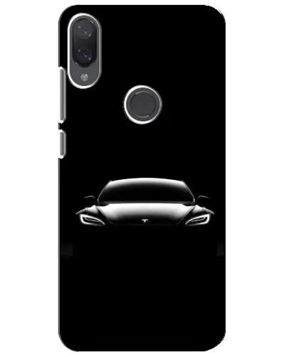Чехол для Xiaomi Mi Play с картинкой «Фары Tesla Night»
