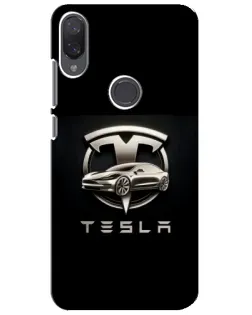 Чехол для Xiaomi Mi Play с картинкой «Tesla — серебристое авто» Чехол для Xiaomi Mi Play с картинкой «Tesla — серебристое авто»
