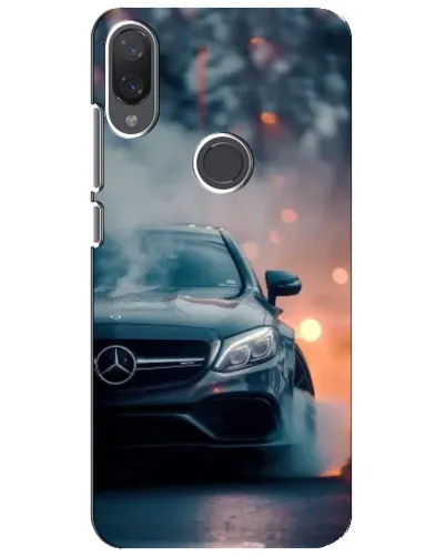 Чехол для Xiaomi Mi Play с картинкой «Mercedes — ночной город»
