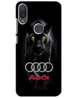 Чехол для Xiaomi Mi Play с картинкой «Пантера и Audi» Чехол для Xiaomi Mi Play с картинкой «Пантера и Audi»